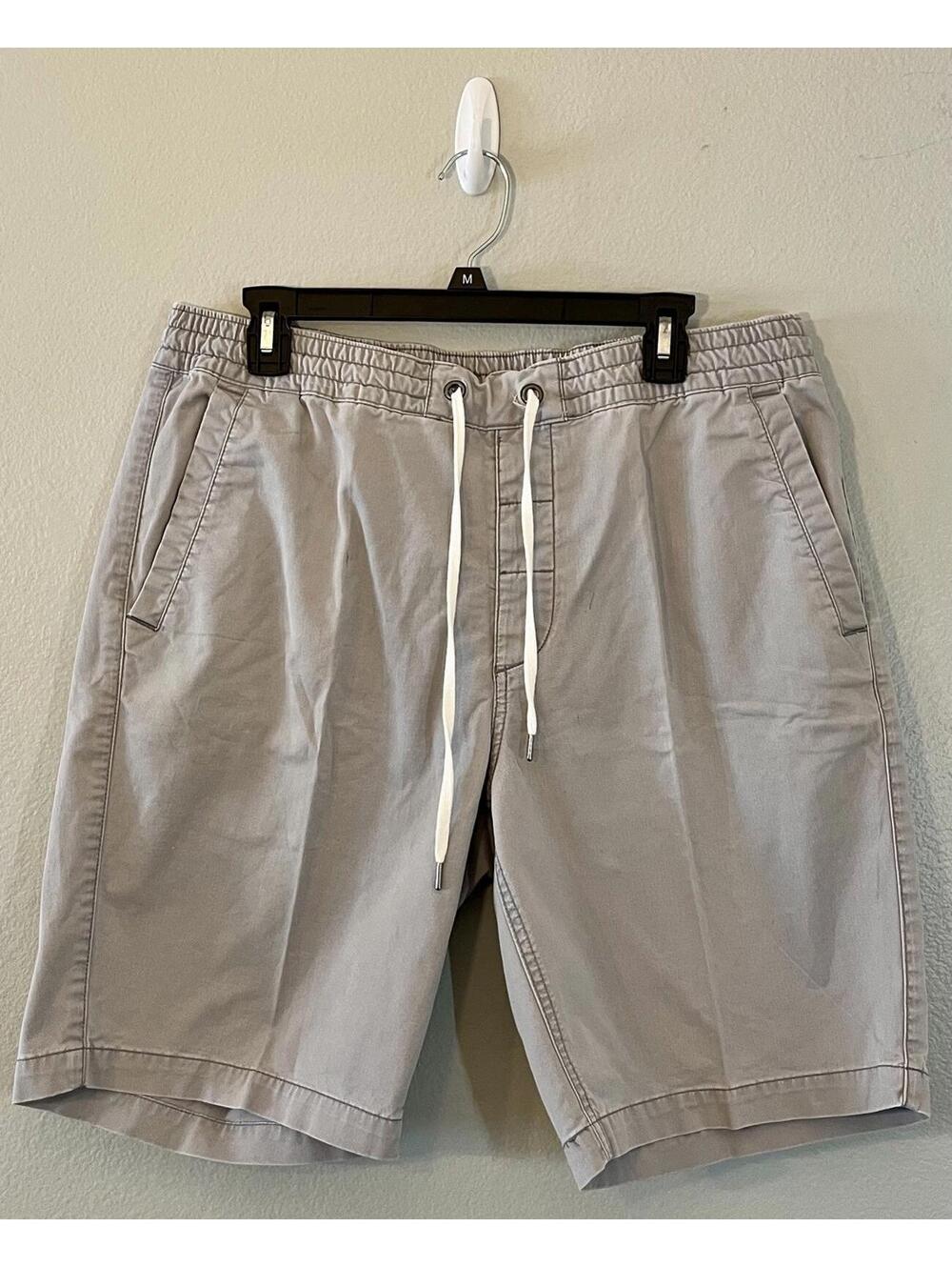Polo Ralph Lauren Shorts Mens Size Large Drawstring Beige Tan Cotton Canvas